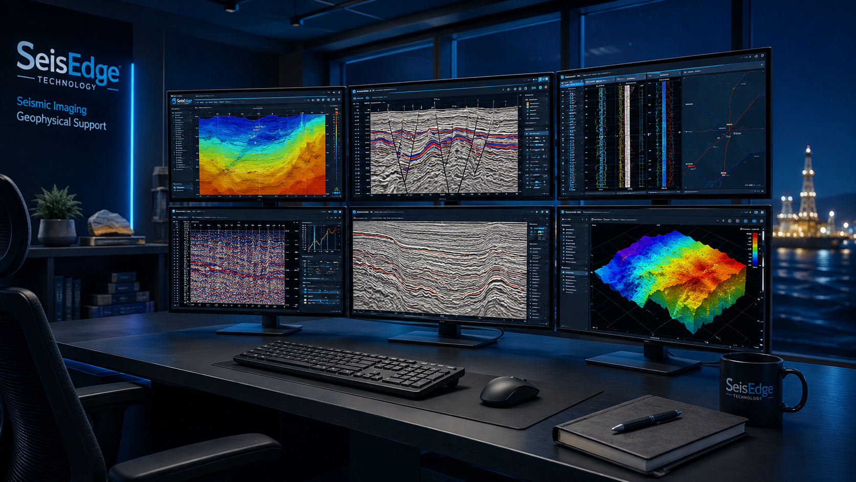 Seismic imaging and geophysical software workstation